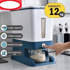 Rice Dispenser with Measuring Cup( for 12kg)